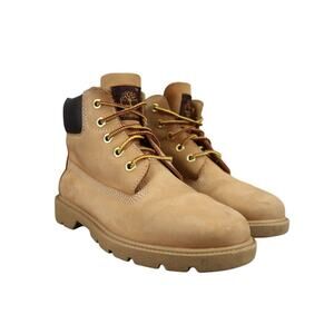 Timberland Shoes Kids 2.5 Boots Classic Waterproof Combat Lace Up Leather Brown